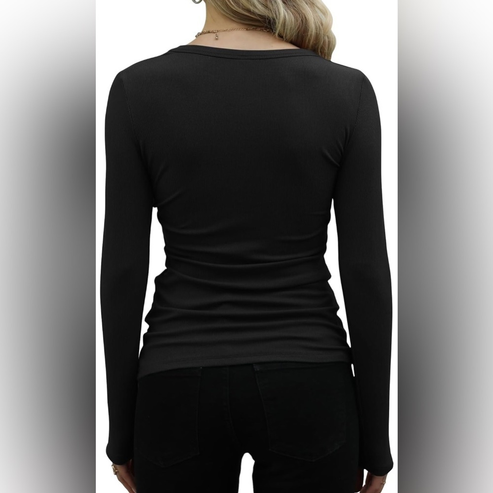GEMBERA Long Sleeve Crew Neck Top - Picture 3 of 3